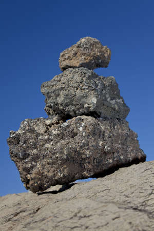Volcanic rocks piled on top of one another, shot on location in Icelandの写真素材
