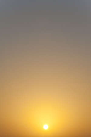 Photograph showing a classic sunset or sunriseの写真素材
