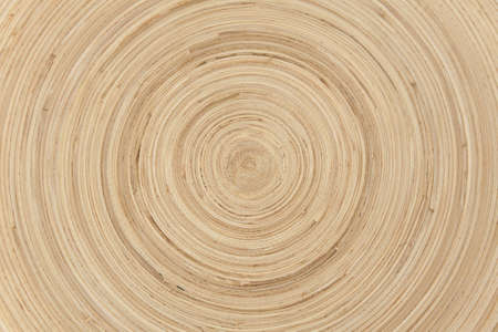 A natural abstract circular background pattern of bambooの写真素材