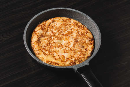 tortilla de patatas, typical spanish dishの写真素材