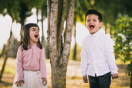 Young couple, boy and girl is in loveの写真素材