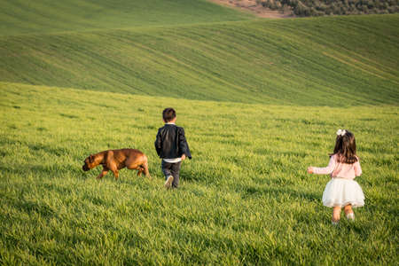 Young couple, boy and girl is in loveの写真素材