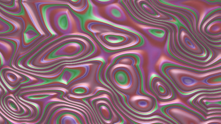 Wavy abstract colorful background. 3d renderの写真素材