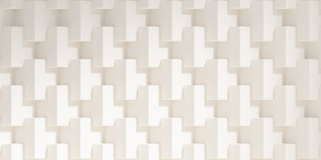 Textured background of minimalist geometric pattern. 3d renderの写真素材