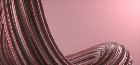 Abstract background of striped moving lines wallpaper. 3d renderの写真素材