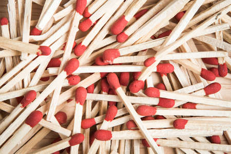 pile of match as a backgroundの写真素材