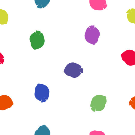 Seamless animals pattern group colorful tropical fish on white background. Cute kids marine print...