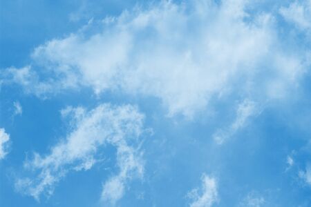 Blue sky with light cloudsの写真素材