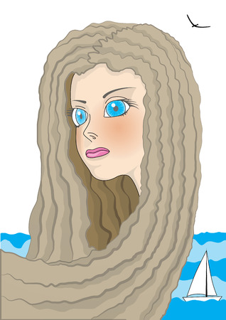 Blue-eyed girl
の写真素材