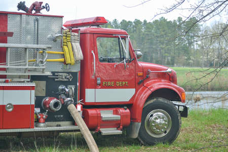 Fire Engine Workingのeditorial素材