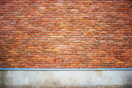 brick wall grunge stone texture, background for designの写真素材