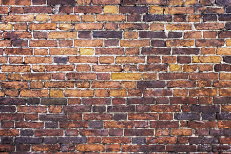 brickwork stone wall of red blocks background for designの写真素材