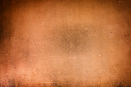 Metal surface background, old texture  bronze plateの写真素材