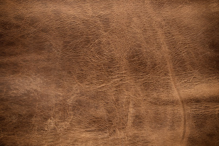 brown leather texture, skin surface as dark backgroundの写真素材