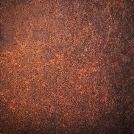 weathered metal texture, rusty iron sheet backgroundの写真素材