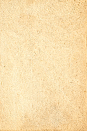 ancient paper texture background, yellow note pageの写真素材