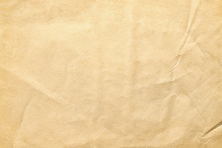 old paper background, page texture covered with stains and yellowness from old ageの写真素材