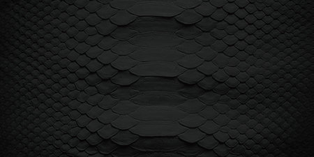 black snake skin texture, reptile leather as background