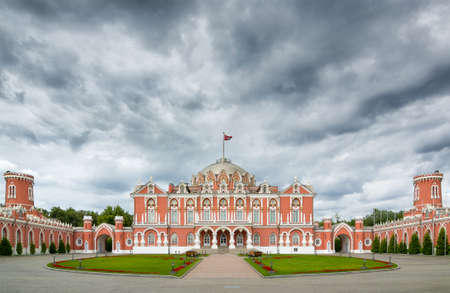 The Petroff Palace is a gem of Russian architecture, located in the modern downtown of Moscow. Built in neo-gothic style in the 18th century. Today the Palace is Hotel and Business Center.のeditorial素材