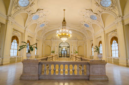The interior of the castle Vajdahunyad in Budapest. Museum of agriculture.のeditorial素材