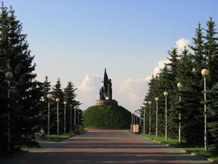 War monument in Cheboksaryのeditorial素材