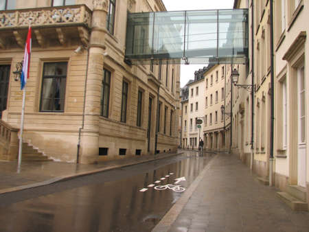 Houses within the castle of Luxembourgのeditorial素材