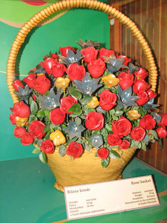 Marzipan bouquet in Saint Andrew Marzipan Museumのeditorial素材