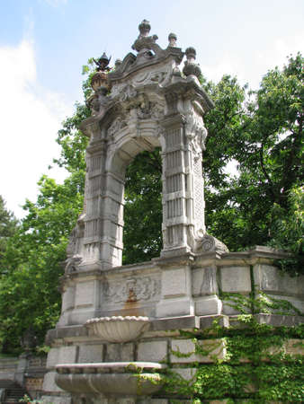 The gate at Massandra palaceのeditorial素材