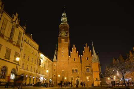 Wroclaw town hallの写真素材