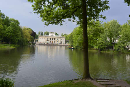 Pandas by the Royal palace in Lazenki parkのeditorial素材