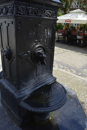 A well at Warsaw New Town Marketのeditorial素材