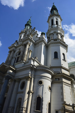 The Savior church in Warsawの写真素材
