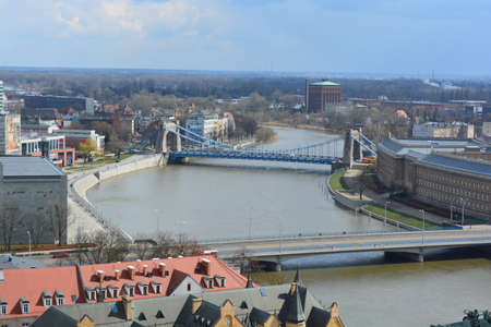 Wroclaw bridgesの写真素材
