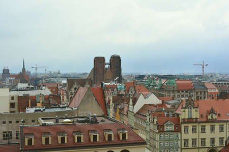 Maria Magdalena church from the Garrison church towerのeditorial素材