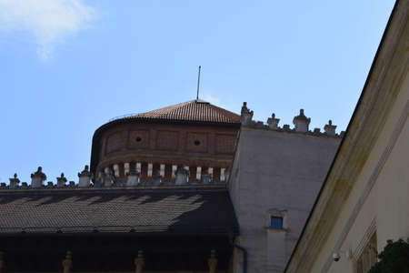 Decorations in Wawel castle in Krakowのeditorial素材