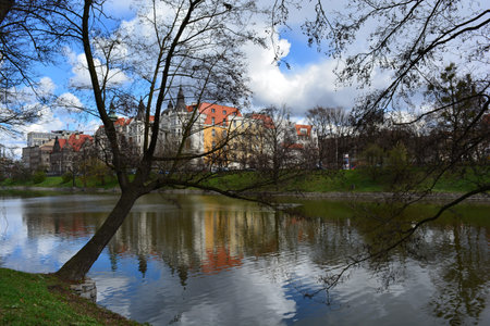 Reflections in Wroclaw canal