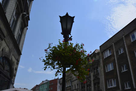 Lantern in Swidnicaの写真素材