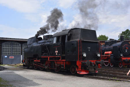 Steam train in Jaworzynaのeditorial素材