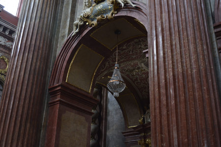 Interior of a church in Poznan