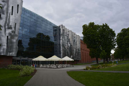 Old Brewer modern architecture in Poznanのeditorial素材