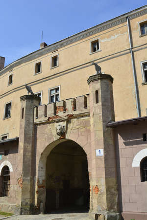 Entrance to Jawor castleのeditorial素材