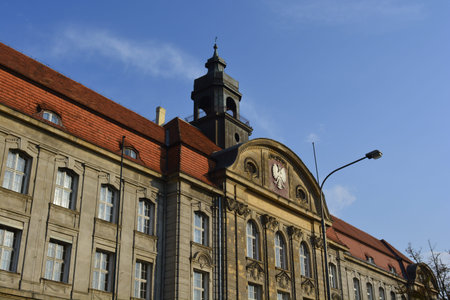 German time building in Wroclawのeditorial素材