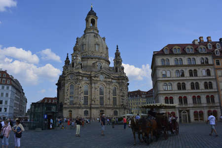 The church of Our Lady in Drezdenのeditorial素材