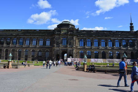 Semper building of the Zwinger palaceのeditorial素材