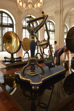 Physics museum in the Zwinger palaceのeditorial素材