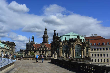 Zwinger palace in Dresdenの写真素材