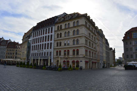 New Market Square in Dresdenのeditorial素材