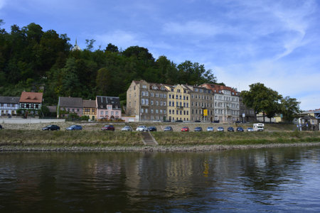 The city of Meissen in Saxonyの写真素材