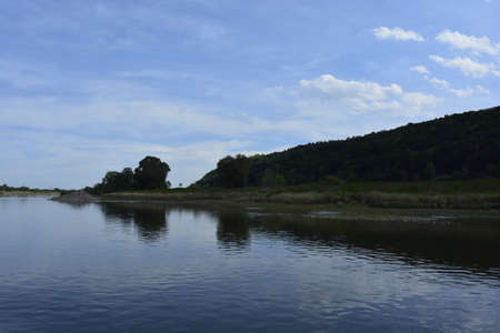 Banks of Elba riverの写真素材