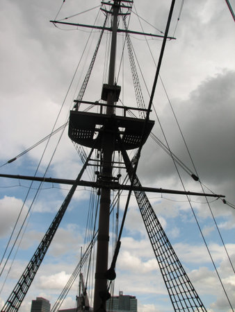 Ship in a National Navy museum of Netherlandsのeditorial素材
